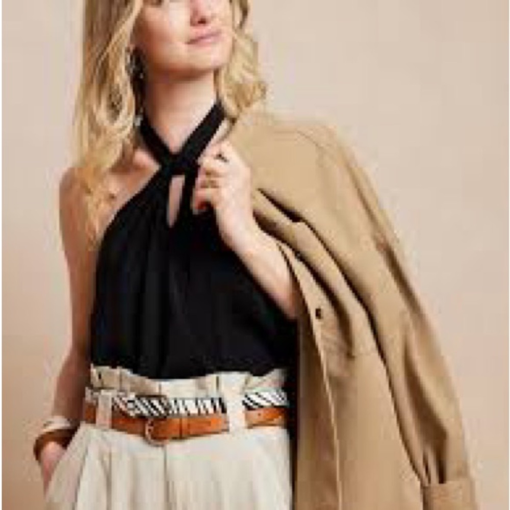 Banana Republic Tie Halter Top